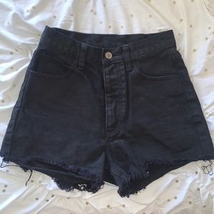 Black shorts